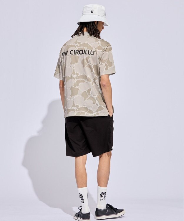PW CIRCULUS 【MEN】TURTLE MOTIFショーツ ゴルフ ブラック系