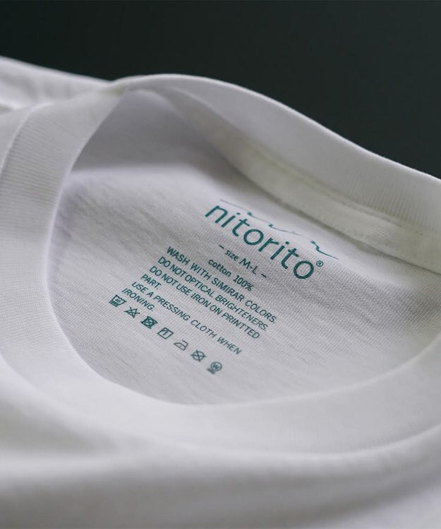 nitorito 【UNISEX】irodori Tシャツ blue