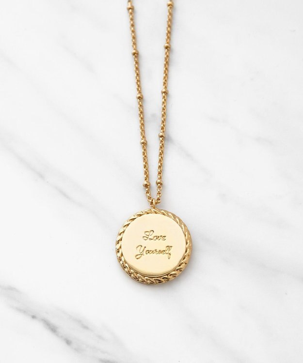TOCCA LOGO COIN NECKLACE ネックレス ゴールド系