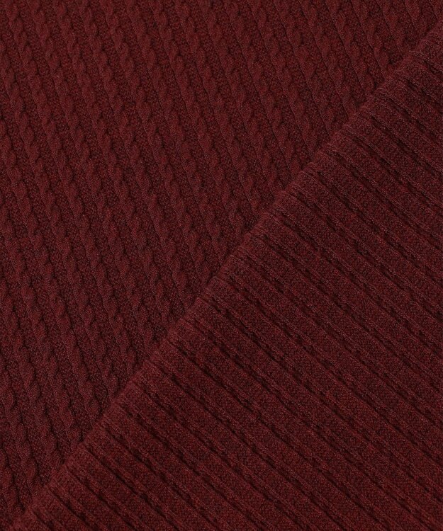 JOSEPH ABBOUD 【キングサイズ・洗える/チクチクしない/3シーズン対応】SNOWY Vネック  ニット ワイン系