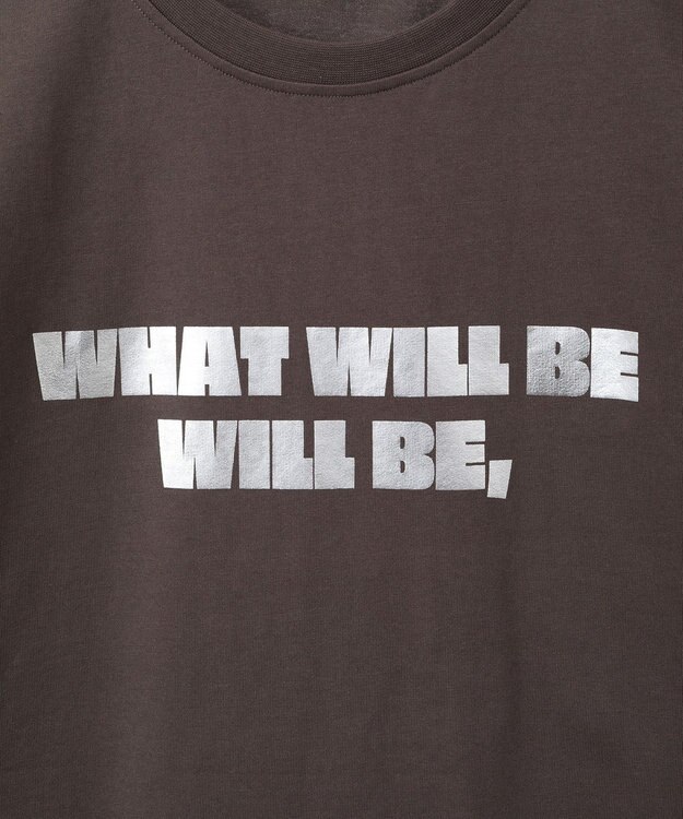 CRAFT STANDARD BOUTIQUE メタリックロゴプリントＴＥＥ Brown