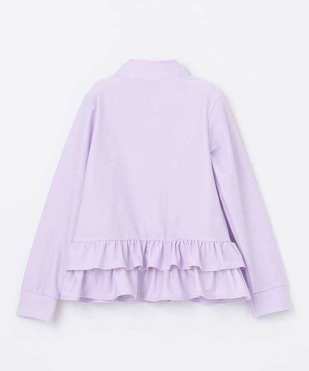 ANY KIDS 裾フリル　ラッシュガード ラベンダー