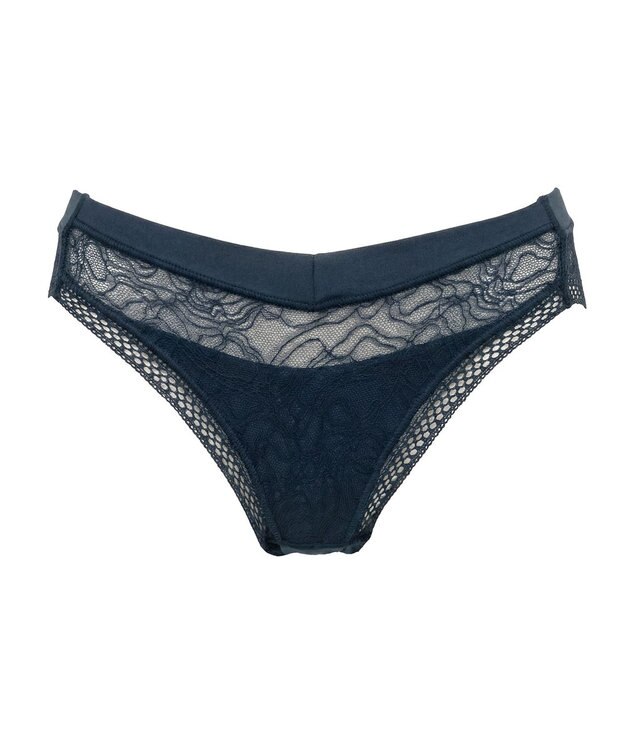 BRADELIS New York 【BRADELIS Me】Dreamy Night Panty ブラデリス 食い込みにくい総レース ネイビー