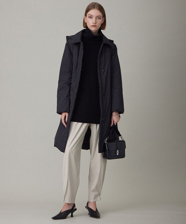 ICB 【WEB&一部店舗限定】ADSダウン ステンカラーコート ブラック系