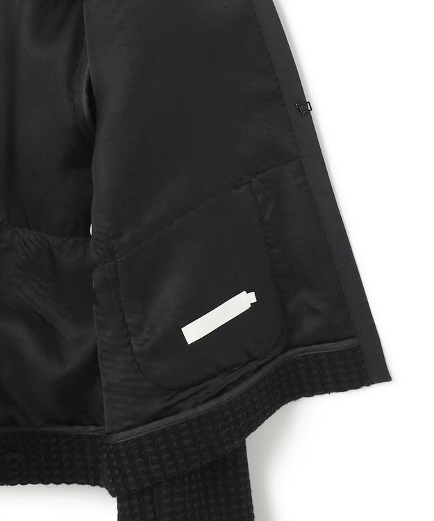 ICB Splittweed ノーカラージャケット ブラック系