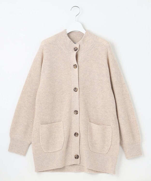 J.PRESS LADIES 【洗える】BUNNY ニット アウター ベージュ系