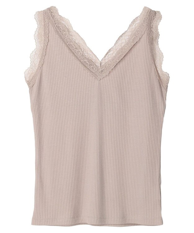 earth music&ecology ２ＷＡＹレースタンクトップ Mocha