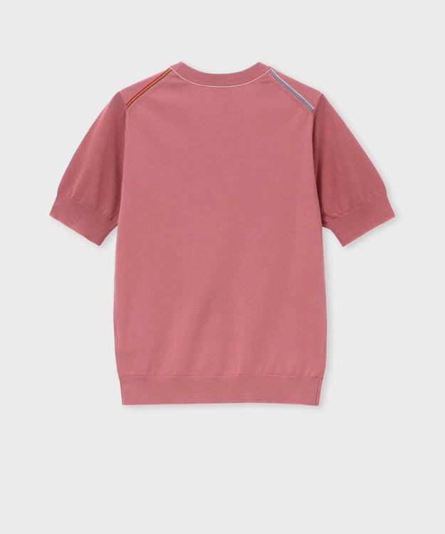 Paul Smith 【洗える】シアー コンビネーション ニット ピンク