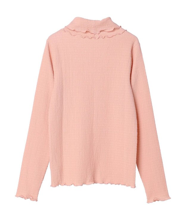 earth music&ecology ジャガードハイネックメローインナー Pink