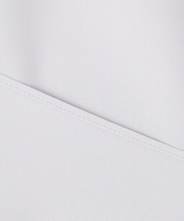 BEIGE， EVA / ハイネックハーフスリーブブラウス Ice Blue