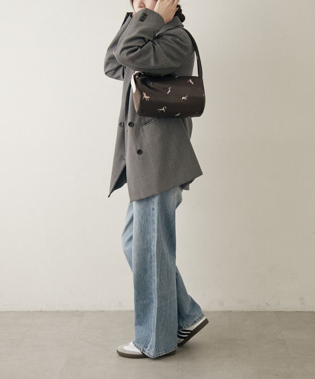 russet WOODLANDER ミニボストンバッグ(CE-1663) Horse/BR