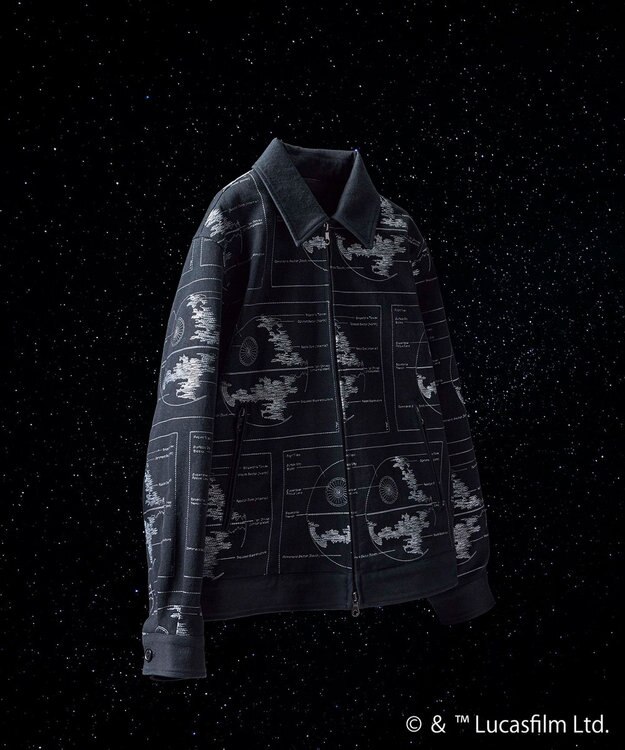 JOSEPH HOMME 【受注生産】【WEB限定】【スター・ウォーズ 】 JOSEPH HOMME スター・ウォーズ / 刺繡ブルゾン ブラック系