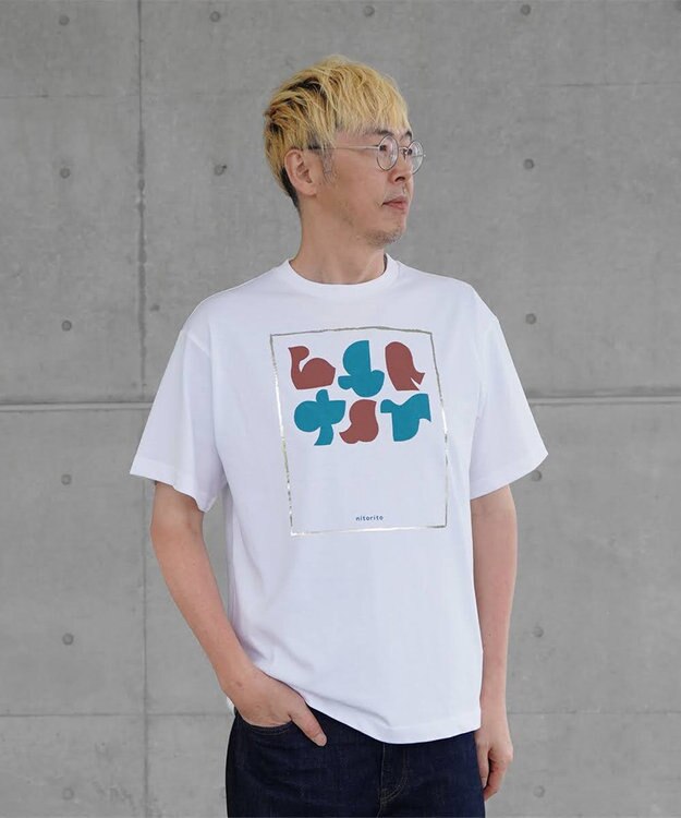 nitorito 【UNISEX】irodori Tシャツ blue