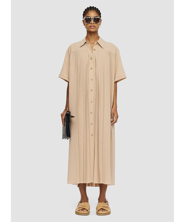 JOSEPH エアリープリッセ　ドレス Sesame