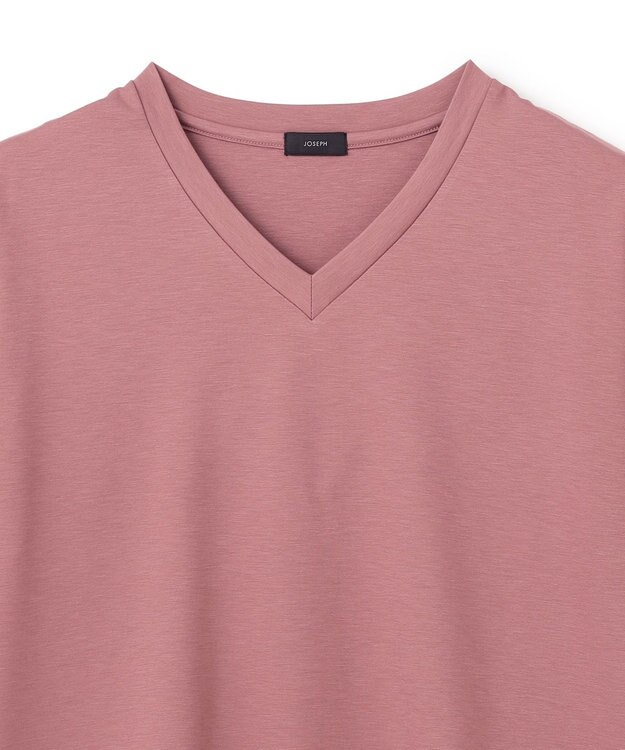 JOSEPH HOMME コンパクトストレッチジャージー　ＶネックＴシャツ ピンク系