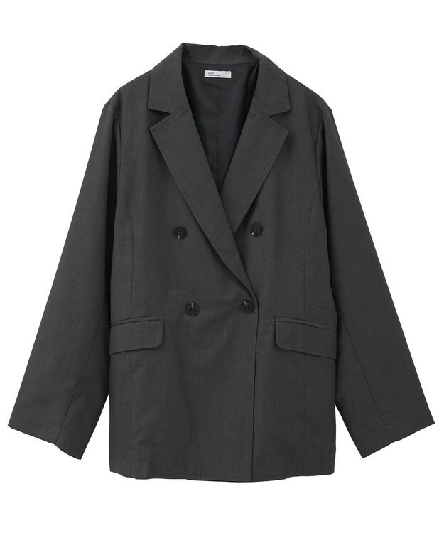 CRAFT STANDARD BOUTIQUE ダブルオーバーサイズジャケット Charcoal Gray
