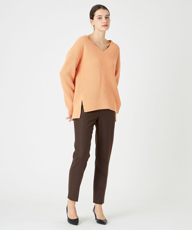 BEIGE， 【S-size】VARENNE / オーバーサイズニット Peach