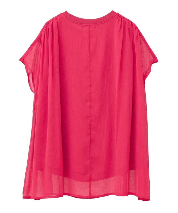 Green Parks 楊柳ドッキングフレンチプルオーバー Pink