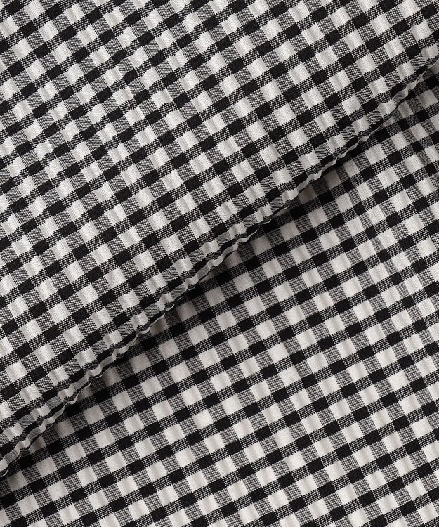 組曲 【先行予約】【WEB限定】サッカーギンガムチェック フロントフリルブラウス ホワイト系3