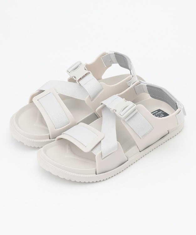 J.PRESS YORK STREET 【UNISEX】EVAERストラップ サンダル ライトグレー系