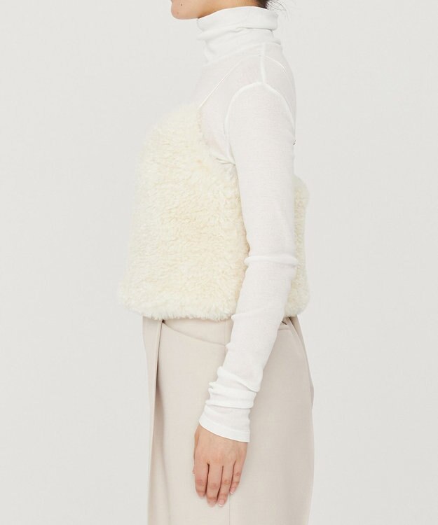 uncrave 【手洗い可】シープライク ファー ビスチェ（uncrave STANDARD） オフ