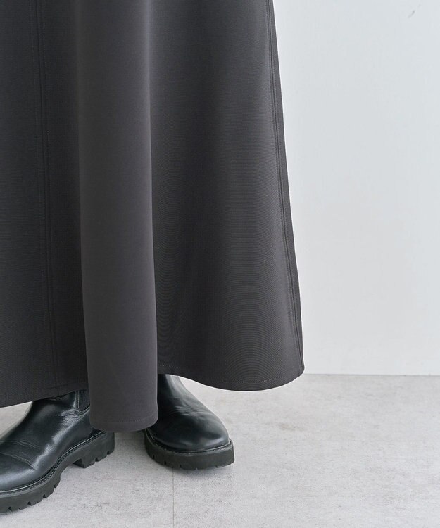 Green Parks ・ＥＬＥＮＣＡＲＥ　ＤＵＥ　サイドポケットフレアスカー Charcoal Gray