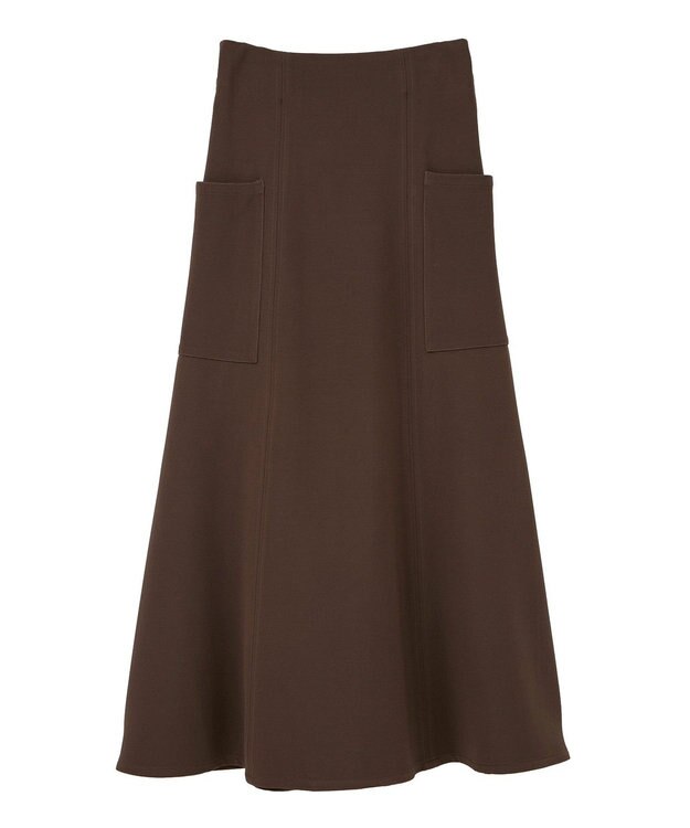 Green Parks ・ＥＬＥＮＣＡＲＥ　ＤＵＥ　サイドポケットフレアスカー Brown