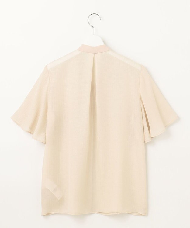 自由区 【洗える・XSサイズあり】シアードビー ブラウス ベージュ系