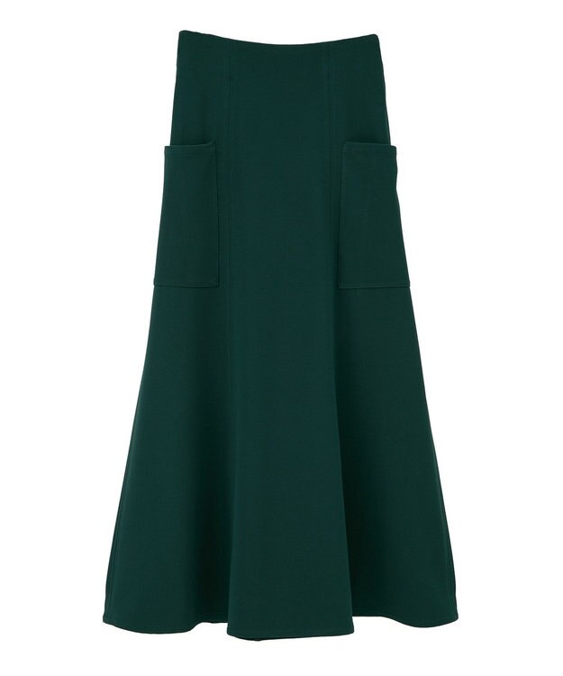 Green Parks ・ＥＬＥＮＣＡＲＥ　ＤＵＥ　サイドポケットフレアスカー Green