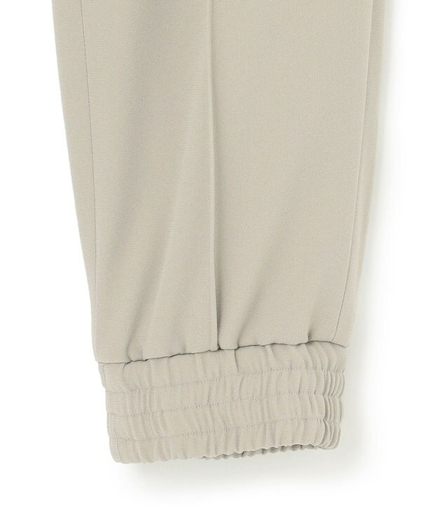 BEIGE， 【洗える】SENTIER / バックサテンジョグパンツ Taupe
