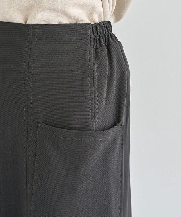 Green Parks ・ＥＬＥＮＣＡＲＥ　ＤＵＥ　サイドポケットフレアスカー Charcoal Gray