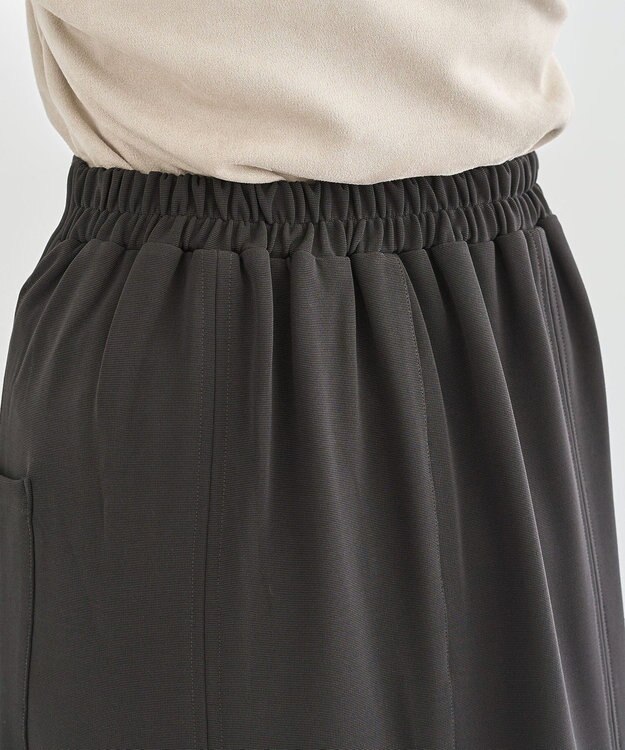 Green Parks ・ＥＬＥＮＣＡＲＥ　ＤＵＥ　サイドポケットフレアスカー Charcoal Gray