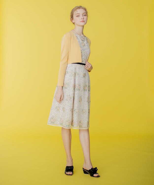 TOCCA 【洗える！】SQUARE BOLERO ボレロ ミモザイエロー系