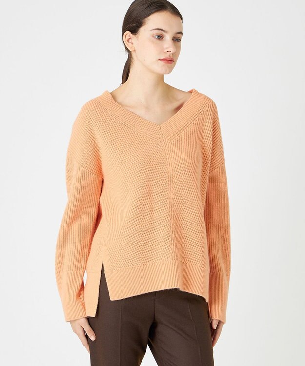 BEIGE， VARENNE / オーバーサイズニット Peach