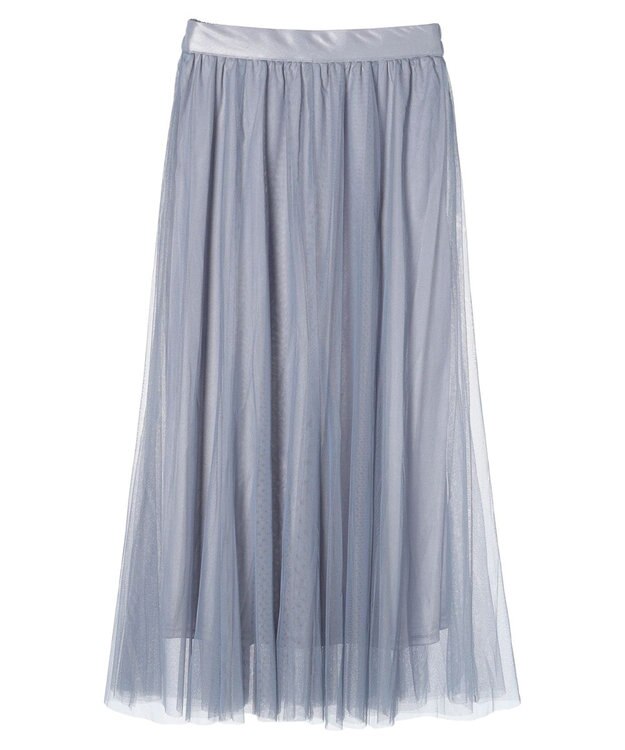 earth music&ecology チュールスカート Blue