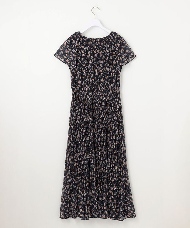 ANY SIS S 【洗える】ニュアンスピーチ ワンピース ネイビー系