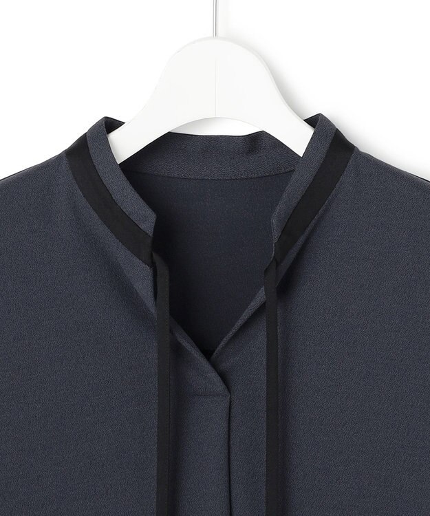 ICB 【先行予約】 スパンプラチナムジョーゼット ナロータイカットソー ダルブルー