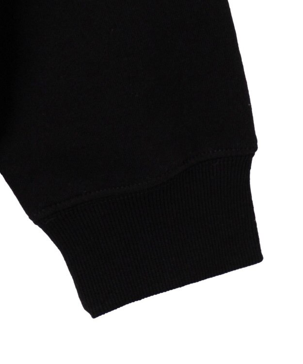 WEGO 【ユニセックス着用ITEM】リラックスフィットオーバルロゴパーカー ブラック