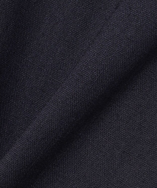 23区 L 【セットアップ対応/洗える】アイアスマットストレッチ セミフレア スカート ネイビー系