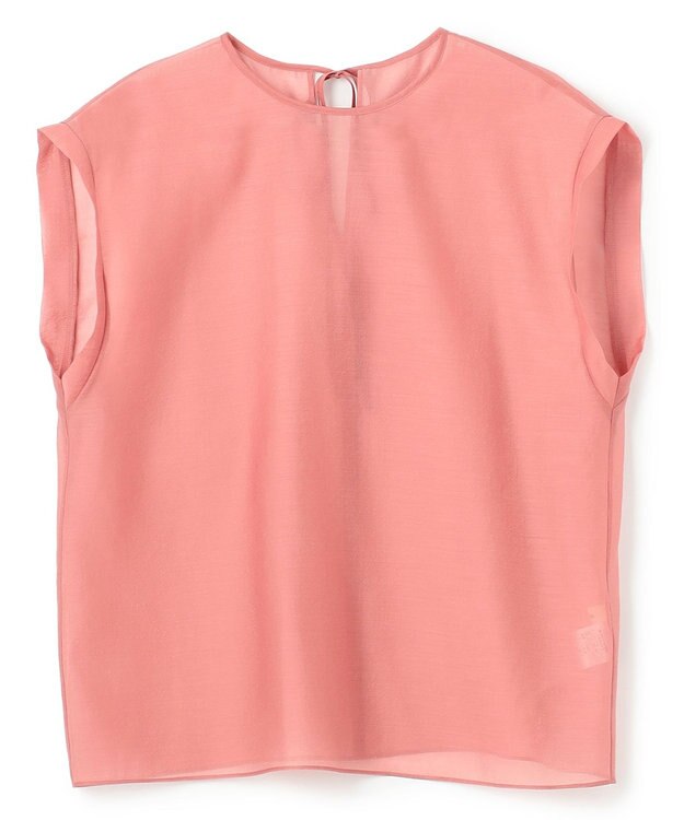 NAVE 【Nave・洗える/シアー素材】シアーリンクル ノースリーブブラウス ピンク系