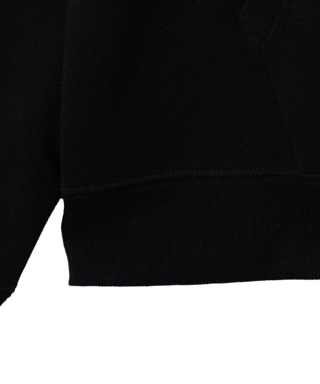 WEGO 【ユニセックス着用ITEM】リラックスフィットオーバルロゴパーカー ブラック