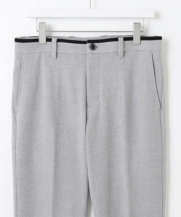 23区GOLF きれい見えの秋冬定番素材【MEN】【ストレッチ】ＴＲストレッチ ベーシックパンツ ライトグレー系
