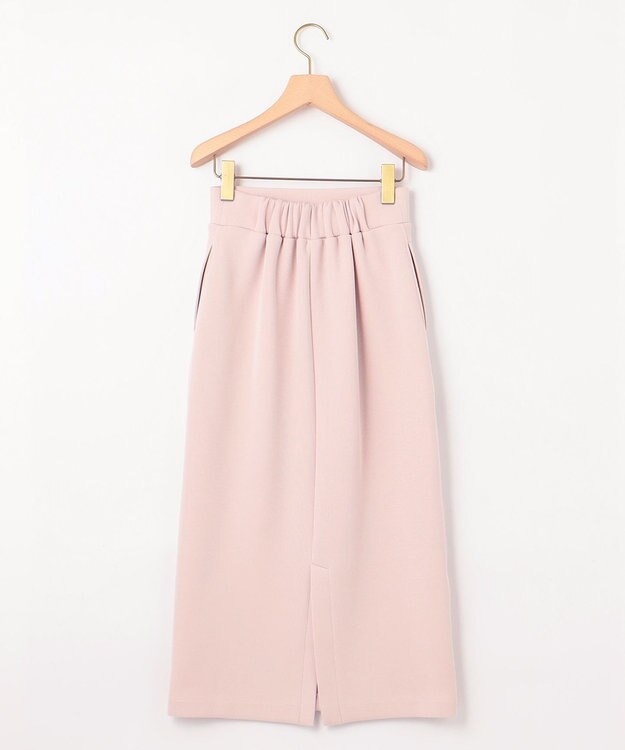 組曲 【WEB限定】ストレッチダンボール タイトスカート ローズ系