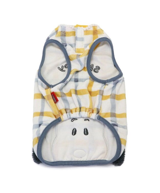 PET PARADISE スヌーピー サーモキープ タンクトップ 《ひょこっと柄》 超小型犬 小型犬 ホワイト×イエロー