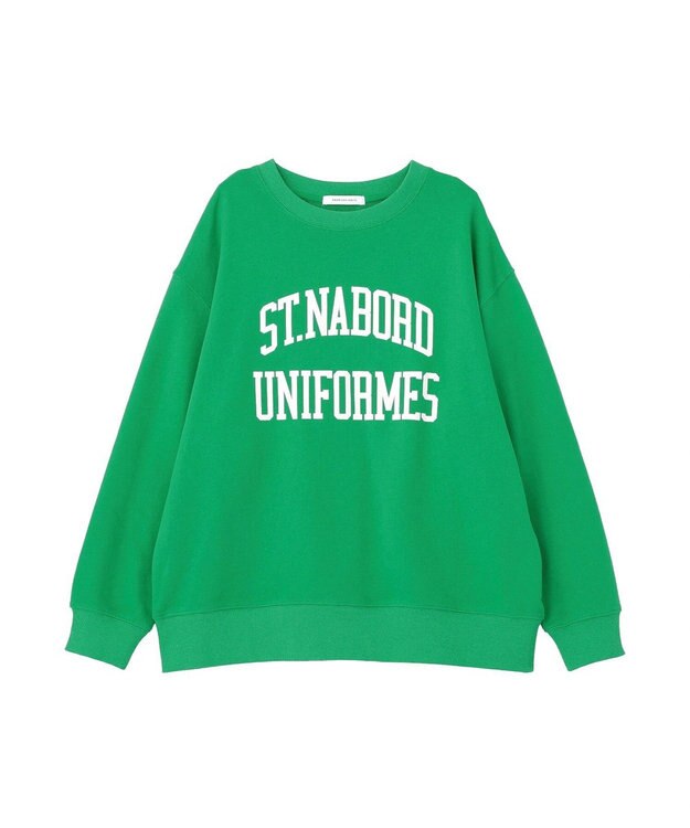 AMERICAN HOLIC カレッジロゴ裏毛スウェット Green