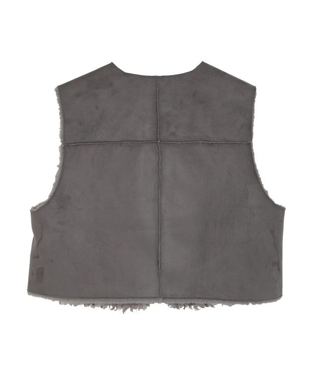 Green Parks ■ESCAR フラッフィーベスト Charcoal Gray