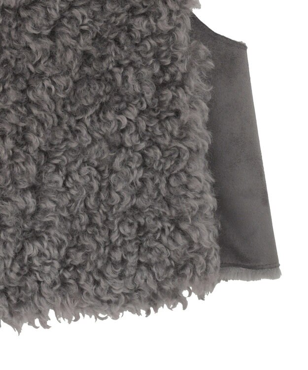 Green Parks ■ESCAR フラッフィーベスト Charcoal Gray