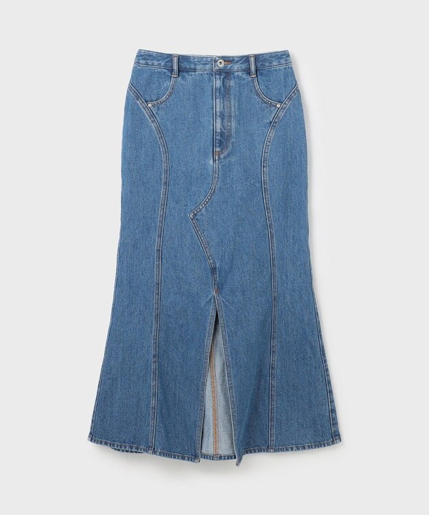 GRACE CONTINENTAL マーメイドデニムスカート インディゴ