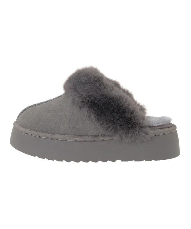 Green Parks ・ｍｉｎｉａ　フェイクムートンサンダル Gray