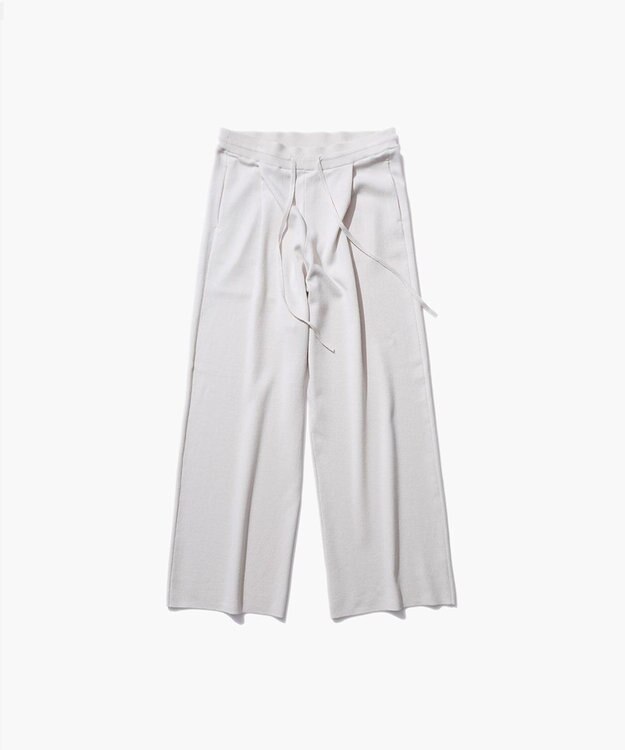 ATON 50/2 NATURAL DYED ORGANIC | イージーストレートパンツ WARM WHITE